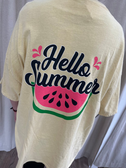 Oversize Shirt Watermelon