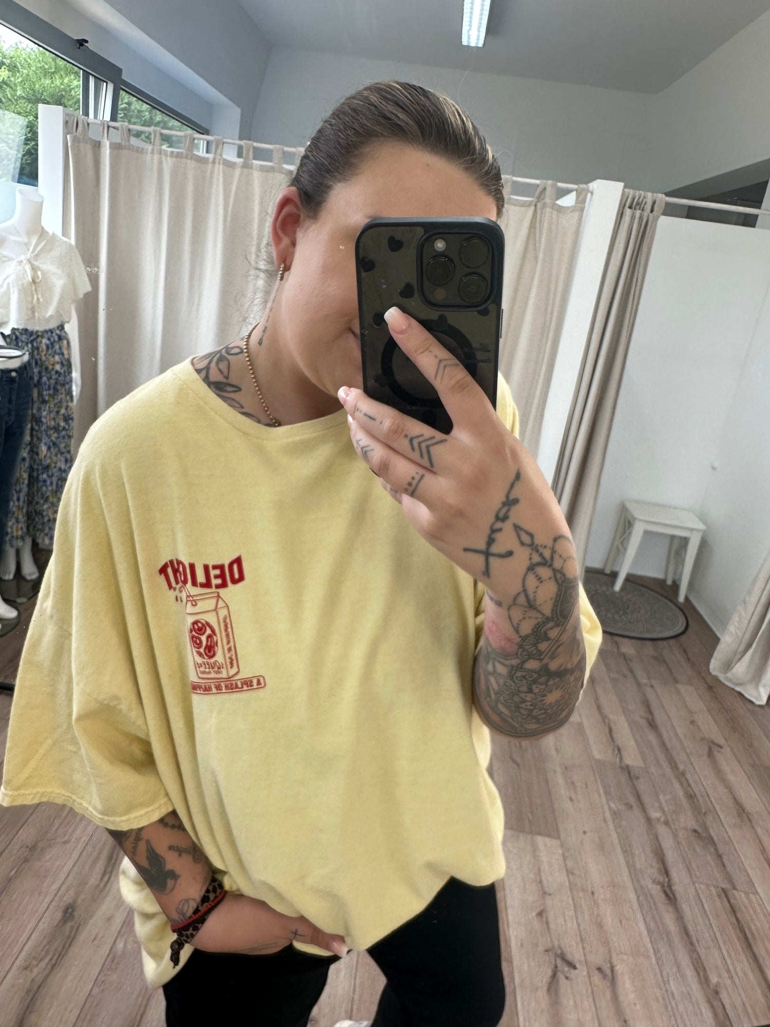 Oversize Shirt Trinktütchen