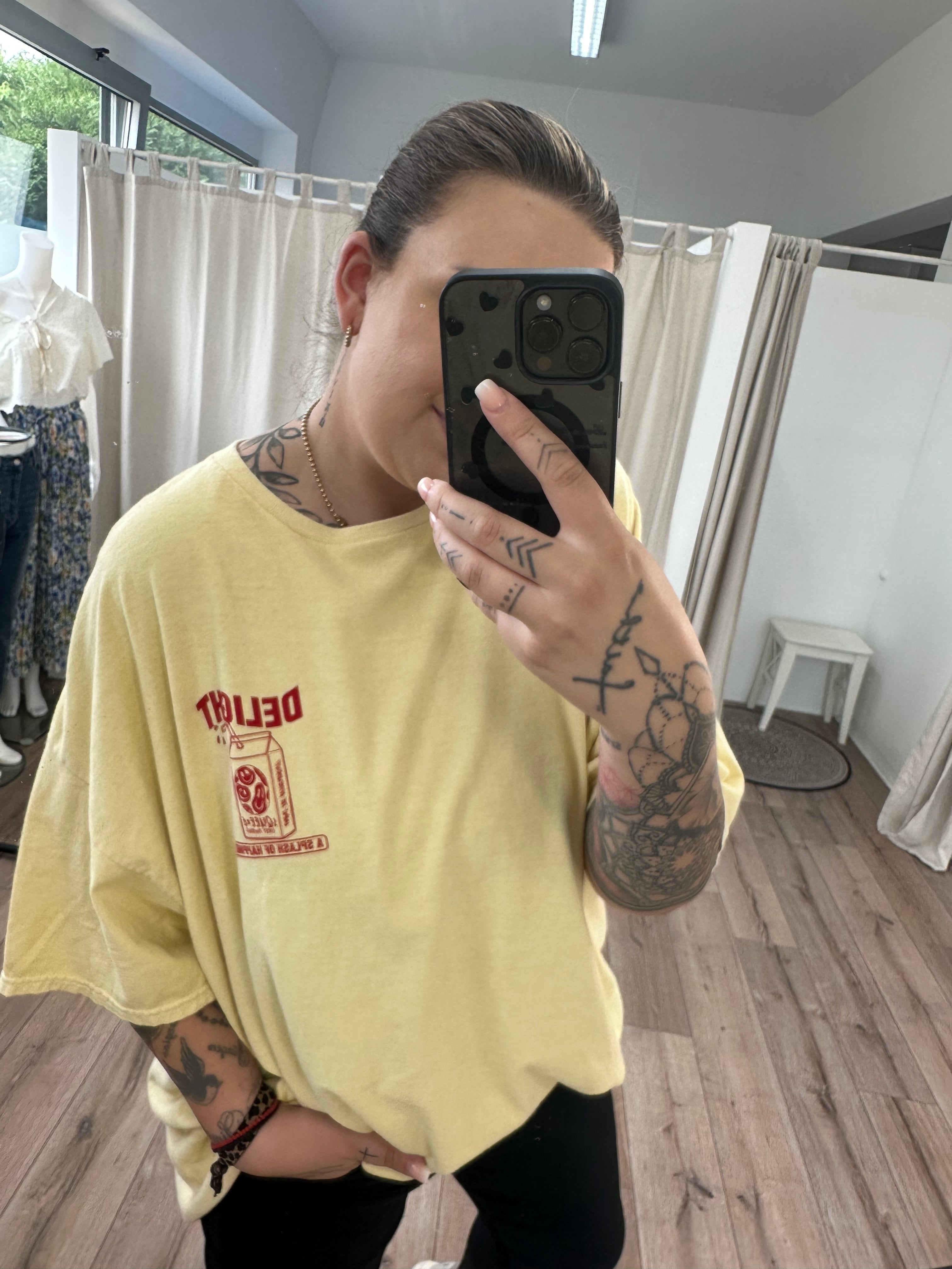 Oversize Shirt Trinktütchen