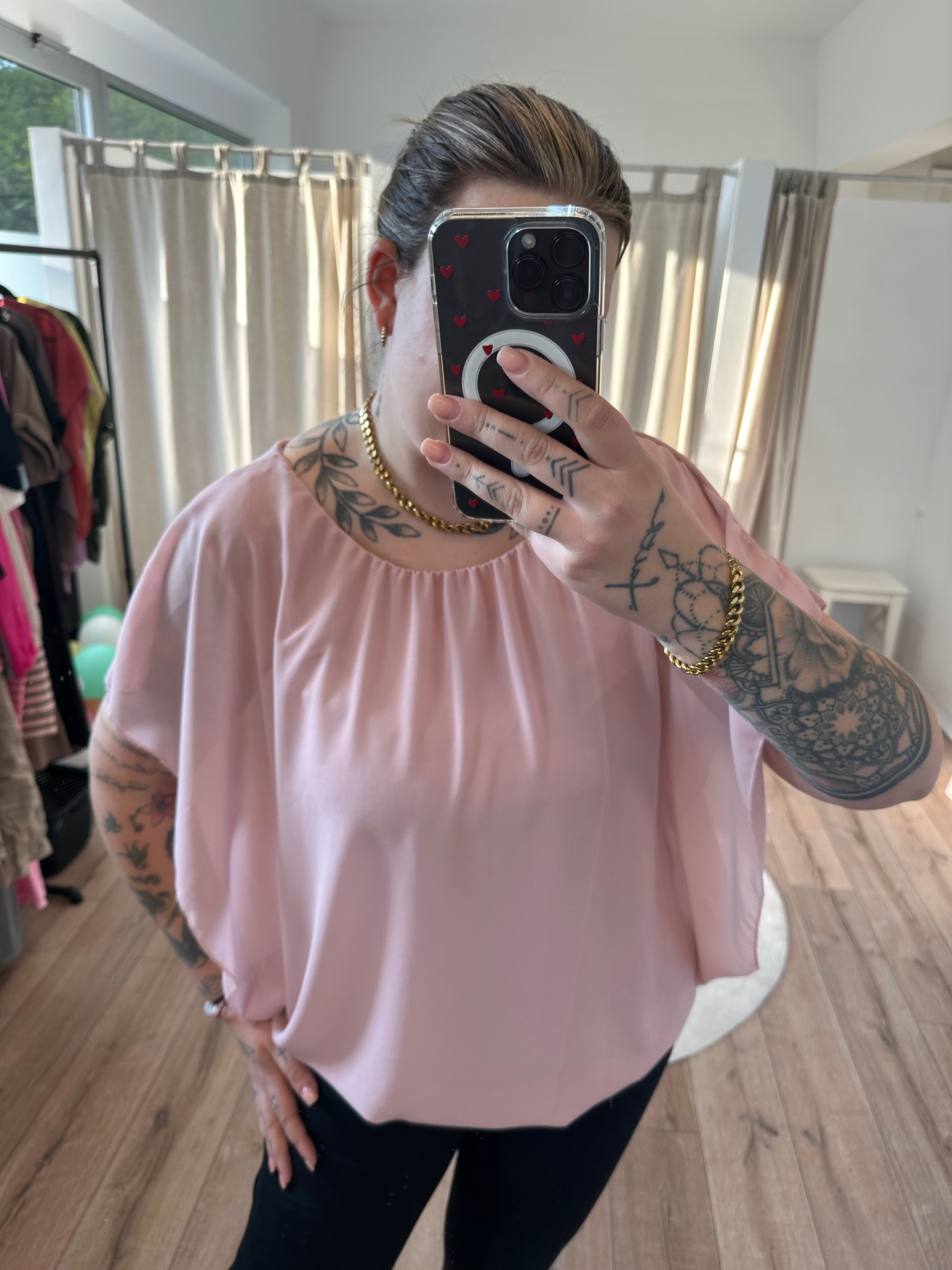 Flatterbluse