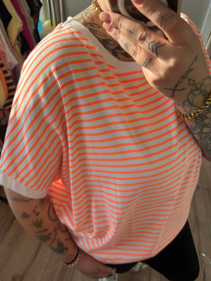 Oversize Streifenshirt