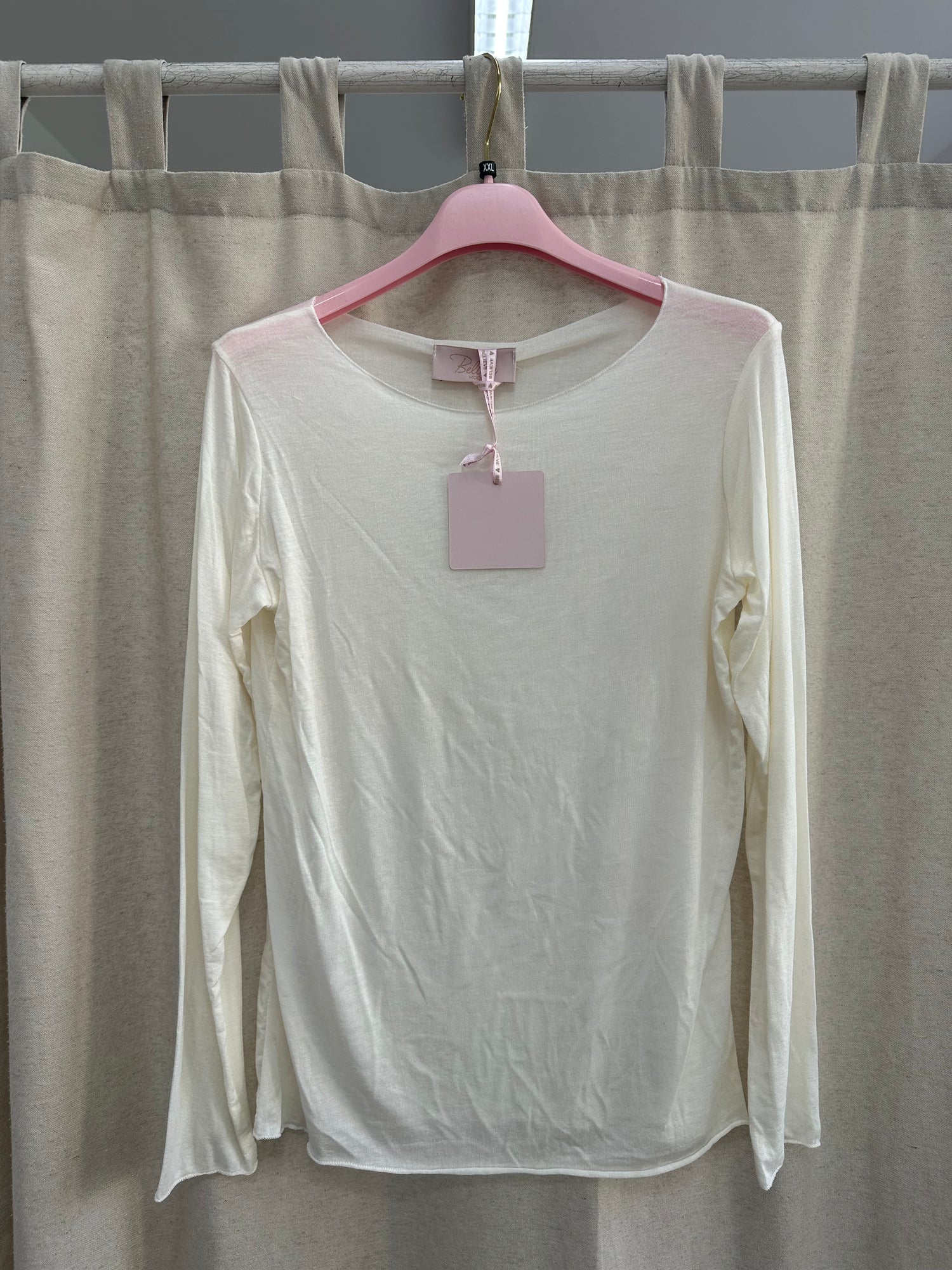 Curvy Mesh Langarmshirt