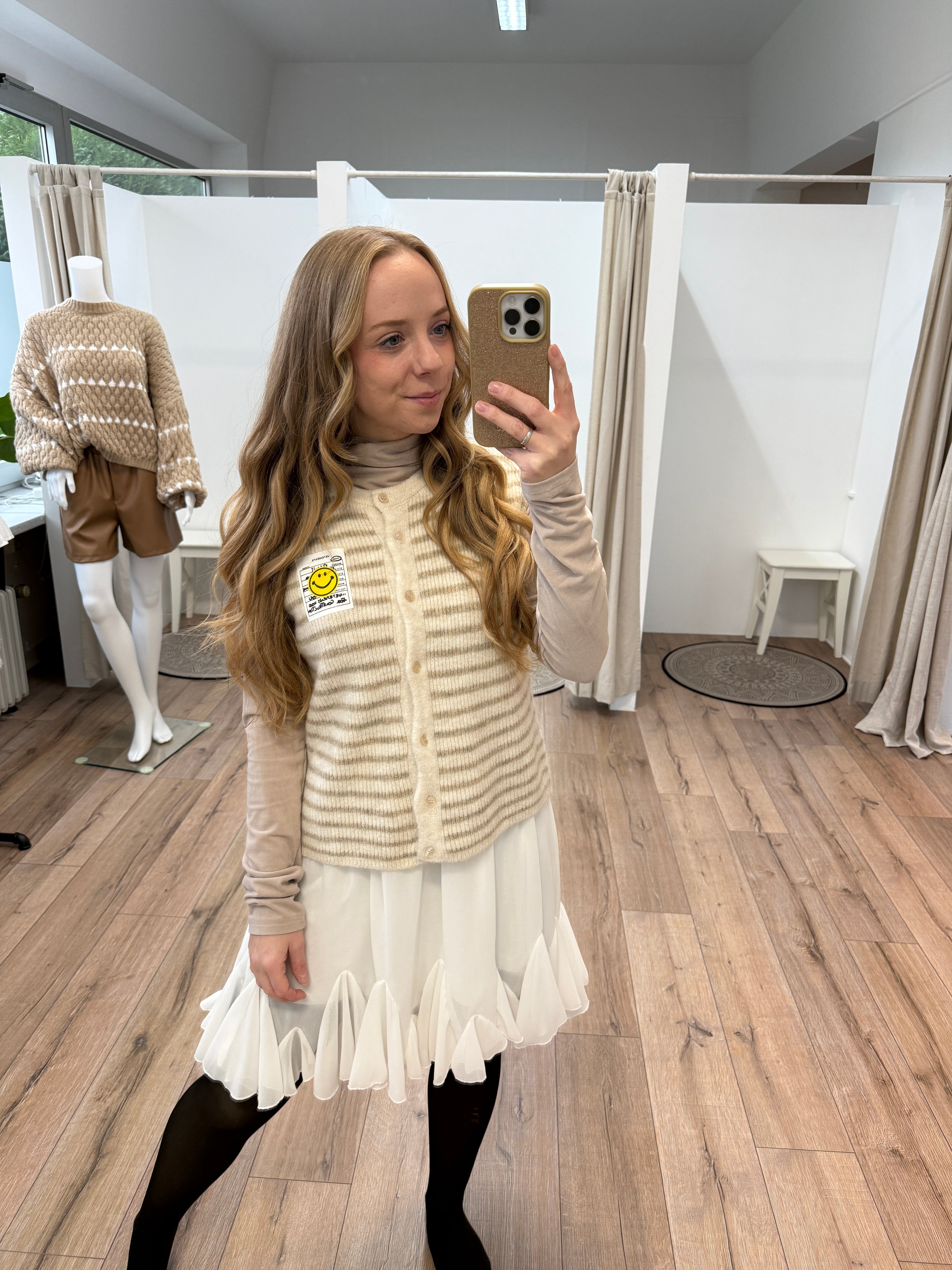 Weste Smile gestreift