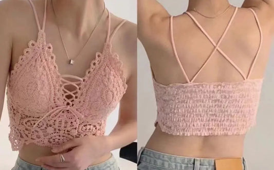 Spitzen BH Top