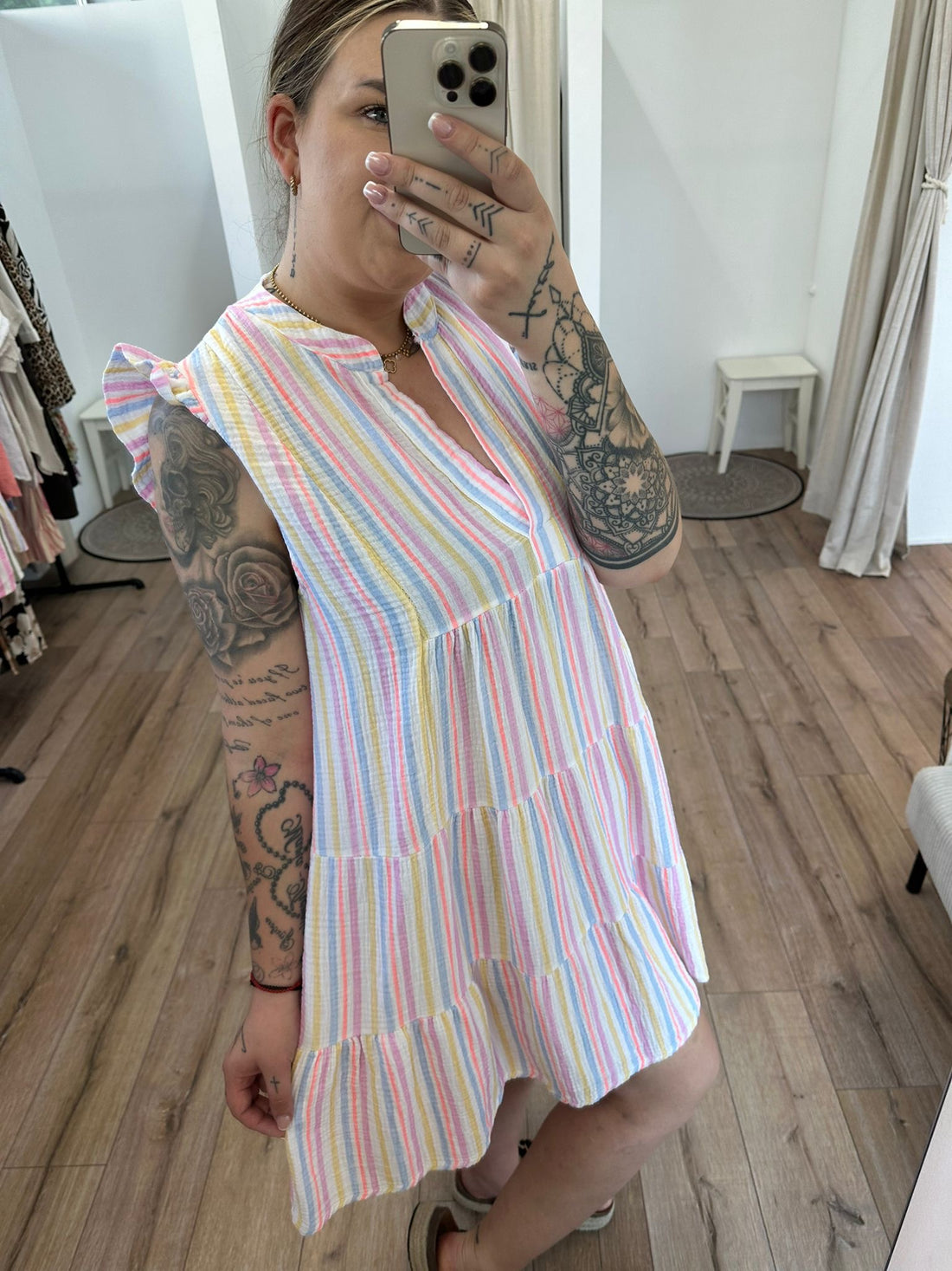Kleid Leonie Pastell