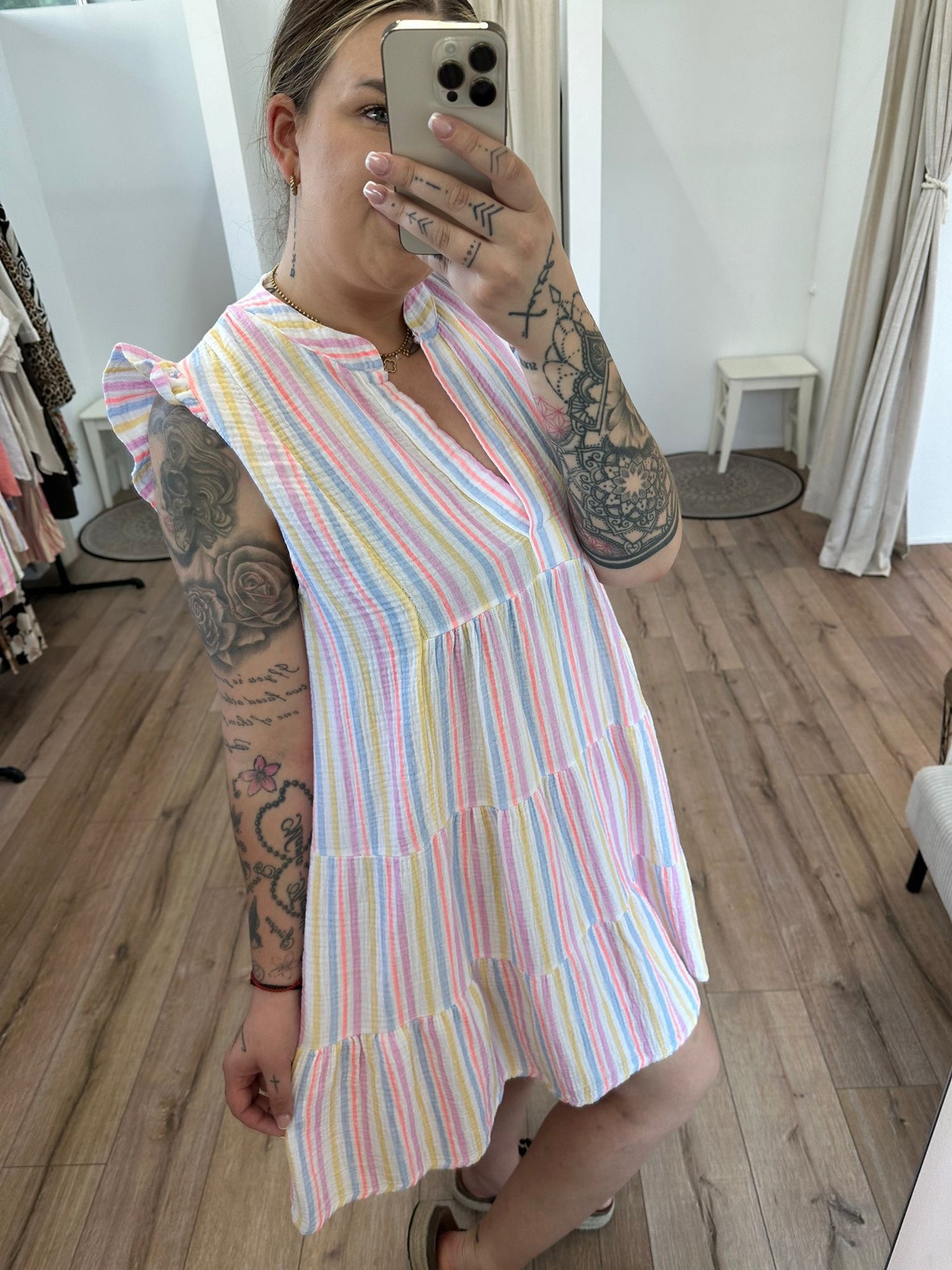 Kleid Leonie Pastell