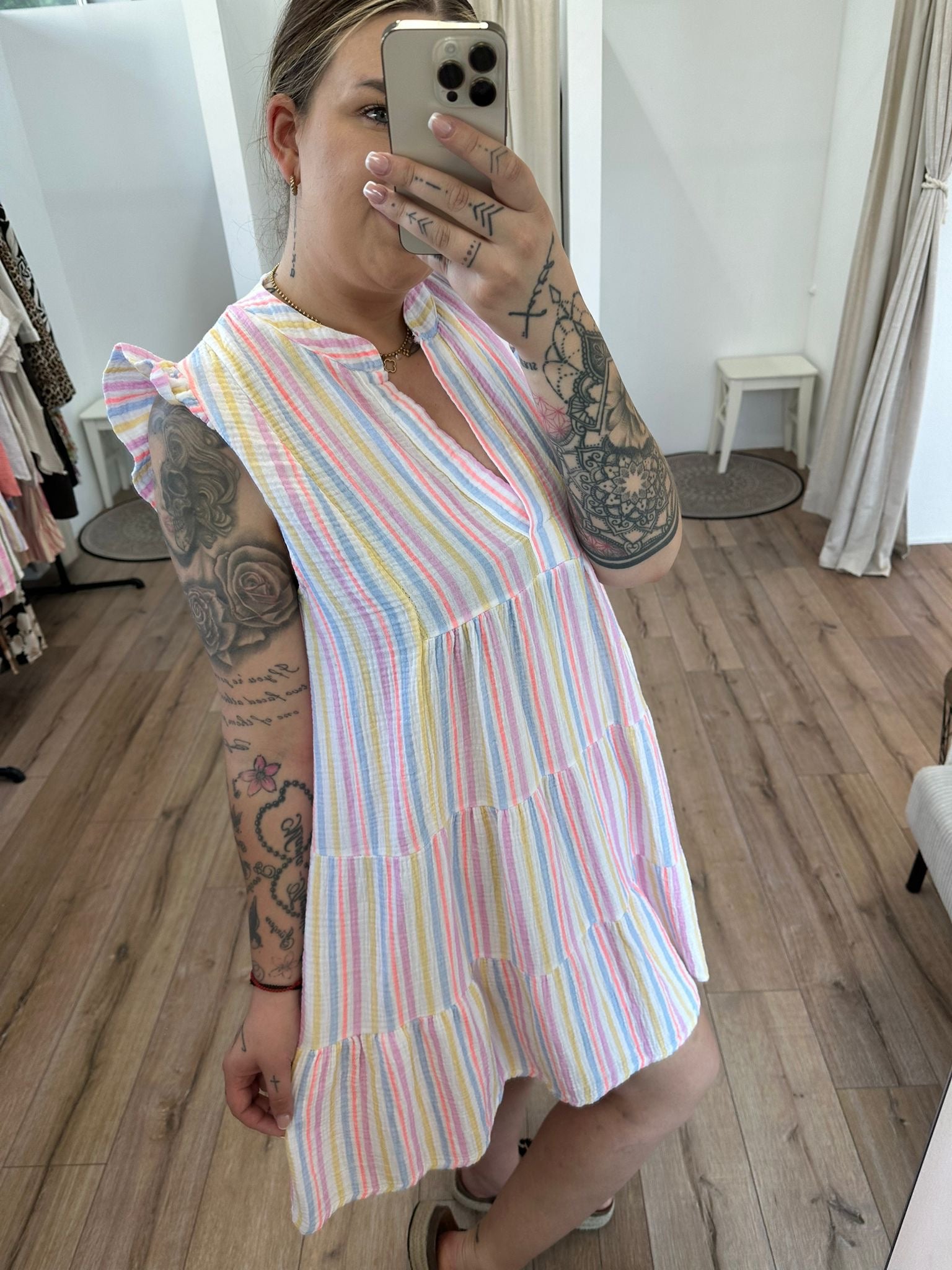Kleid Leonie Pastell