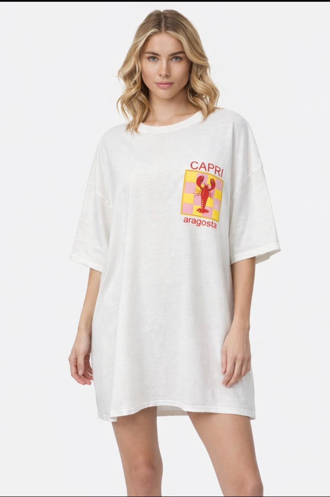 Oversize Shirt Capri