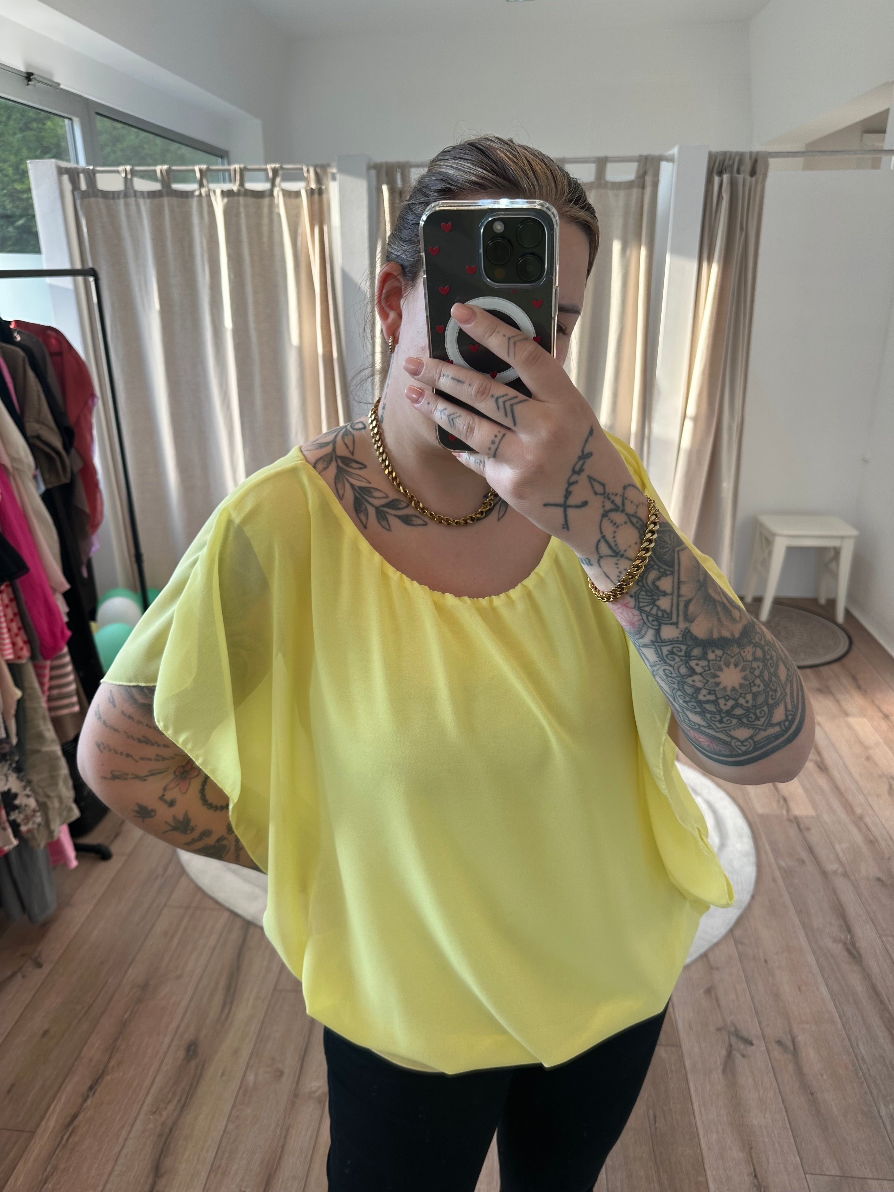 Flatterbluse