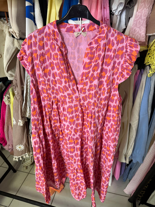 Tunikakleid Leo pink