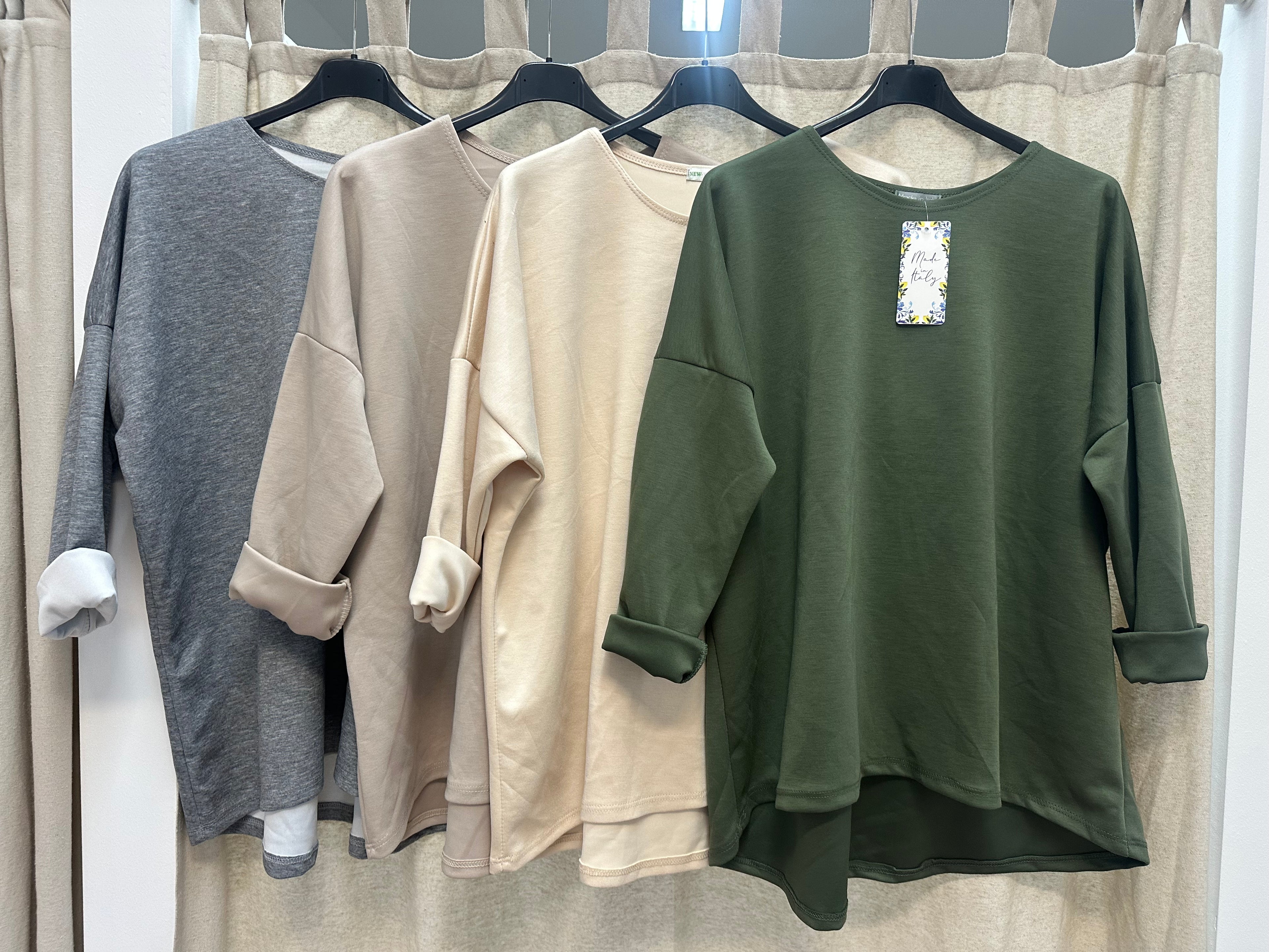 Basic Langarmshirt Curvy