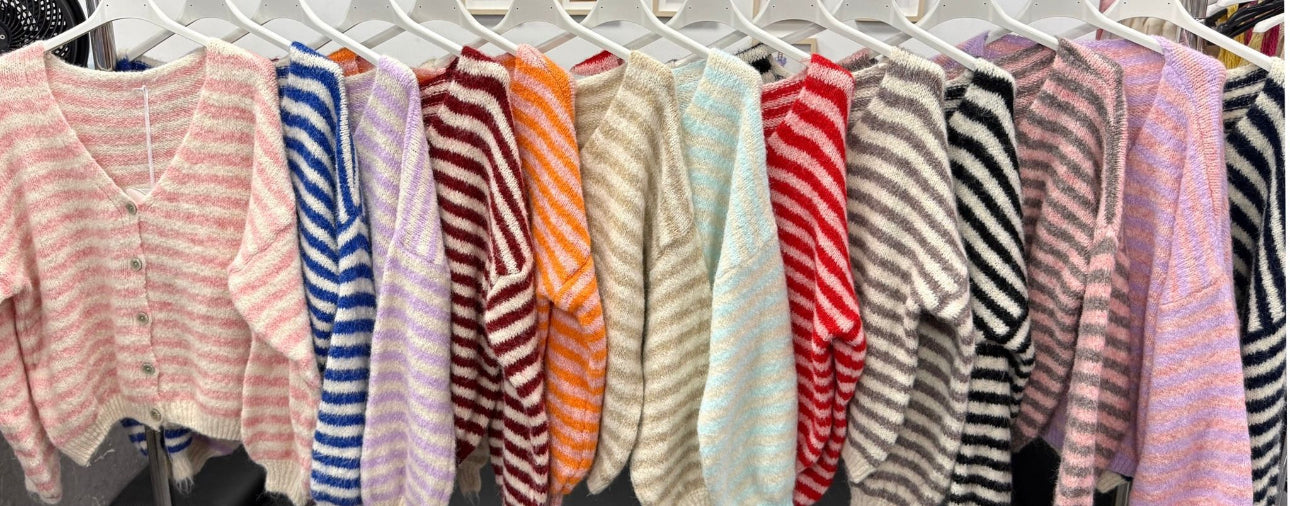 Streifencardigan