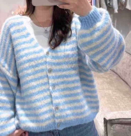 Streifencardigan