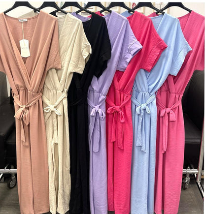 Kurzärmeliger Jumpsuit