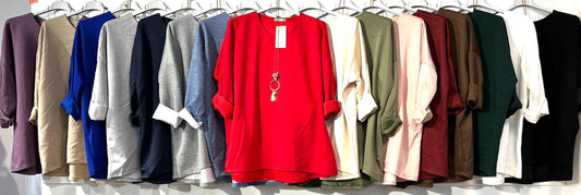 Basic Langarmshirt Curvy