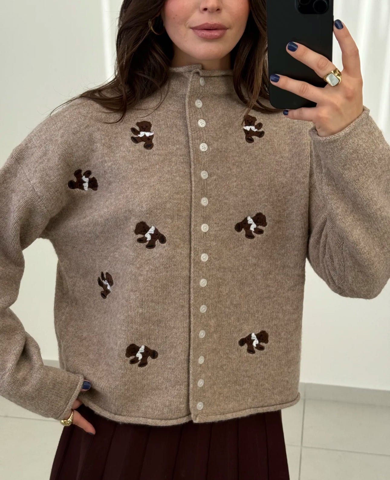 Strickjacke Bärchen