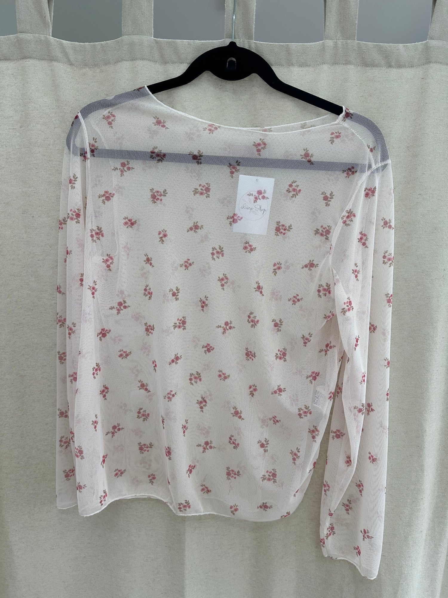 Mesh Langarmshirt Milena