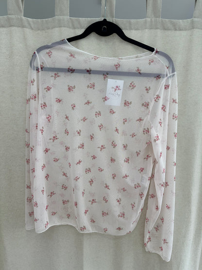 Mesh Langarmshirt Milena