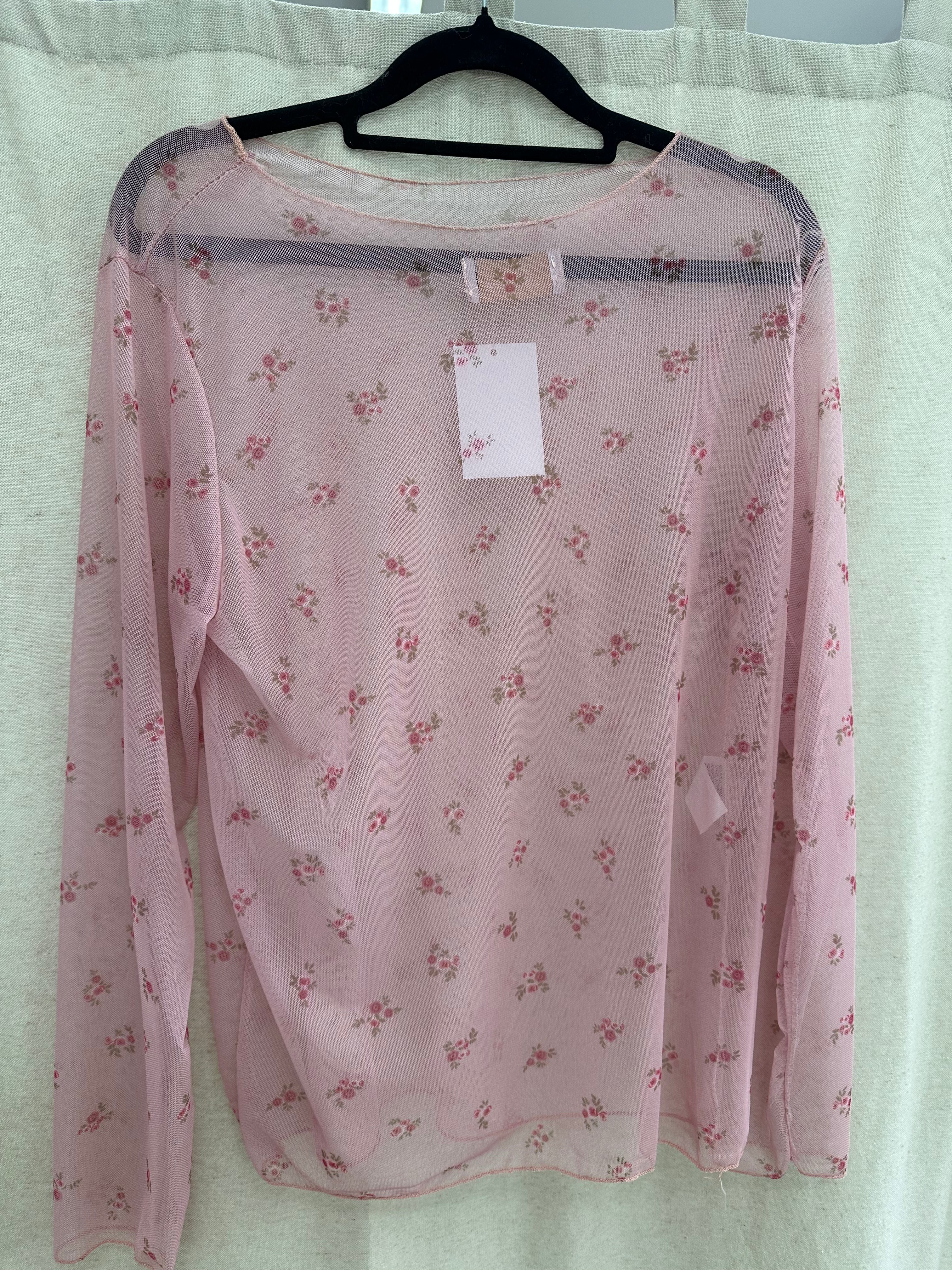 Mesh Langarmshirt Milena