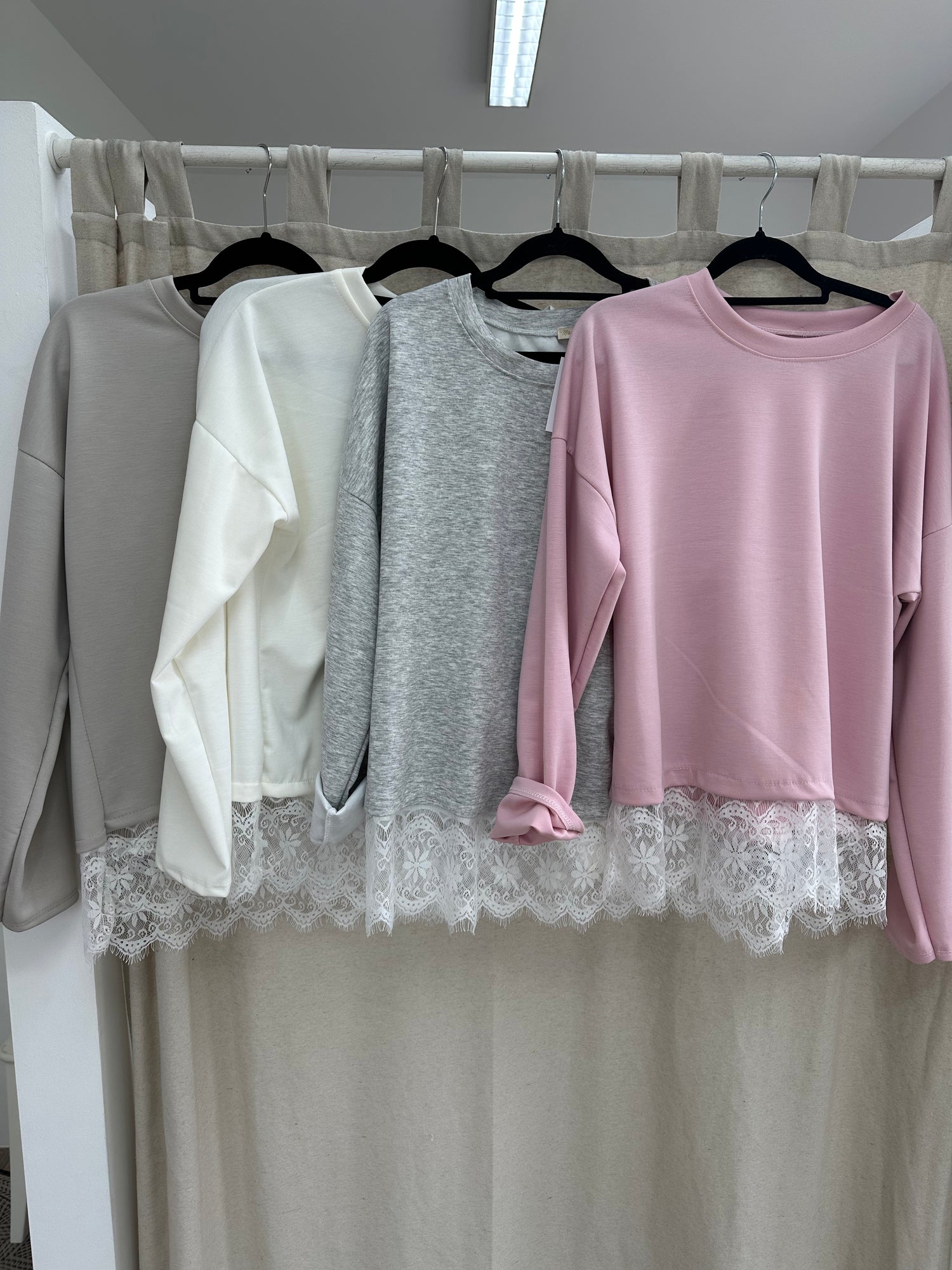Sweater mit Spitze