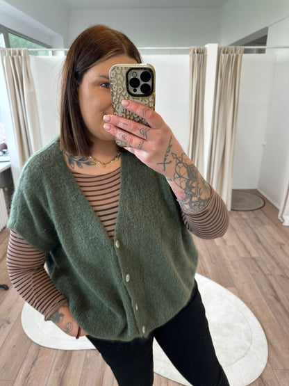 Oversize Strickweste