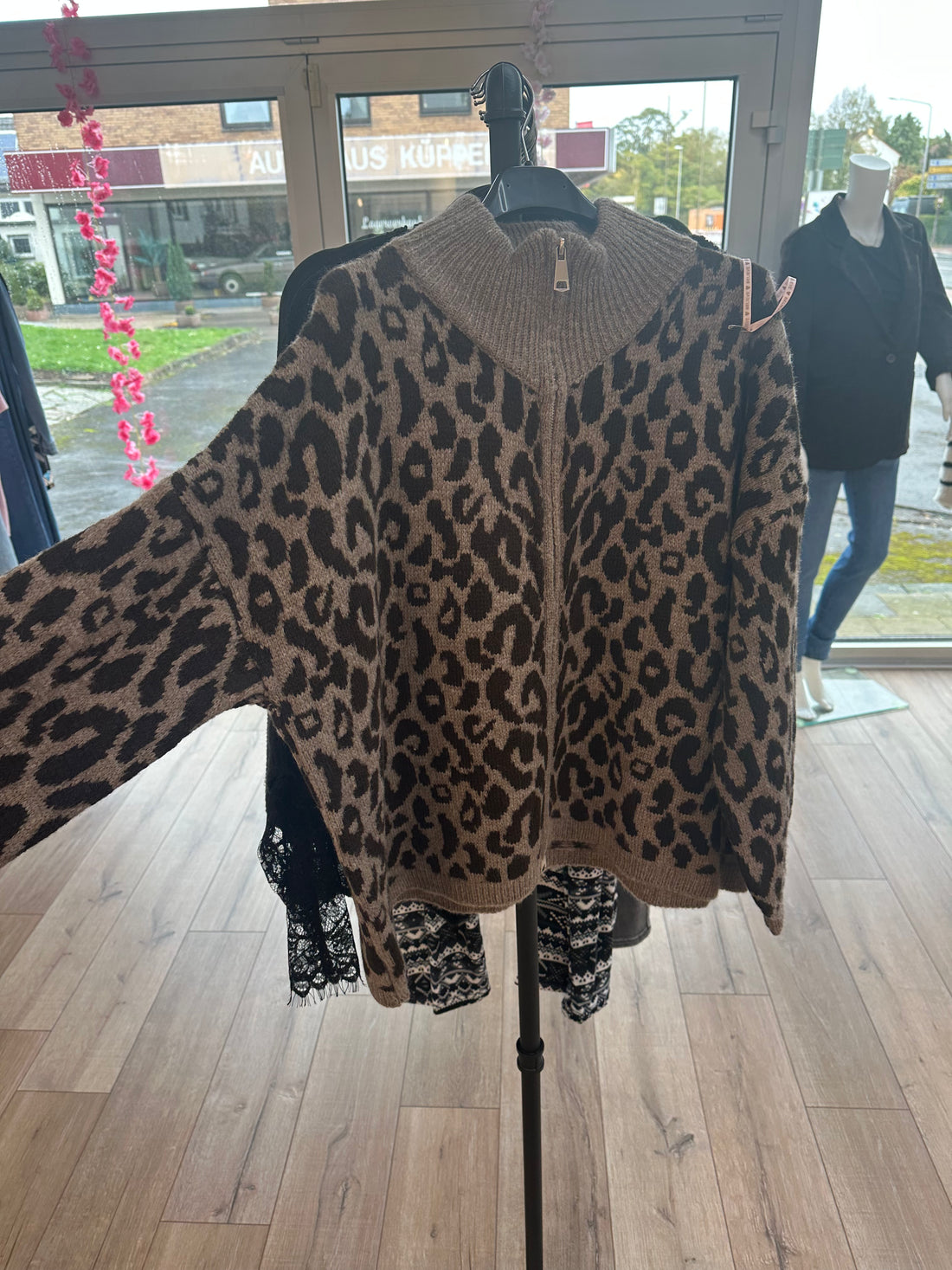 Leo zipper Cardigan