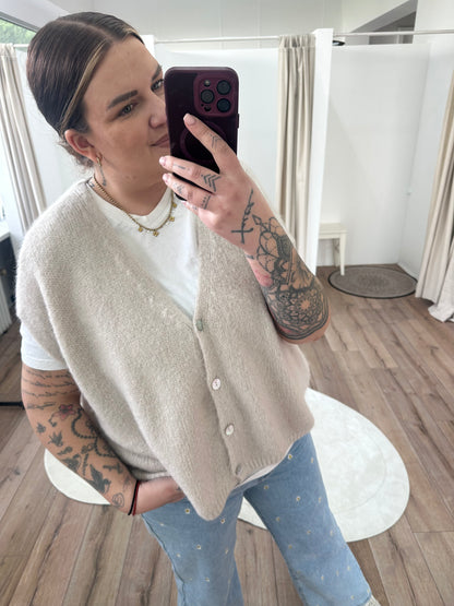 Oversize Strickweste