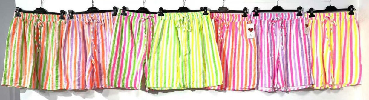 Streifen curvy Shorts