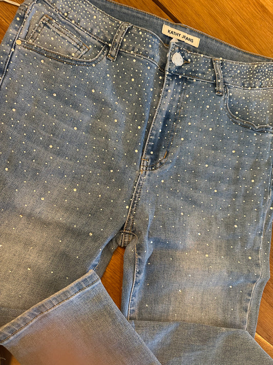 Glitzerjeans Gabriella skinny