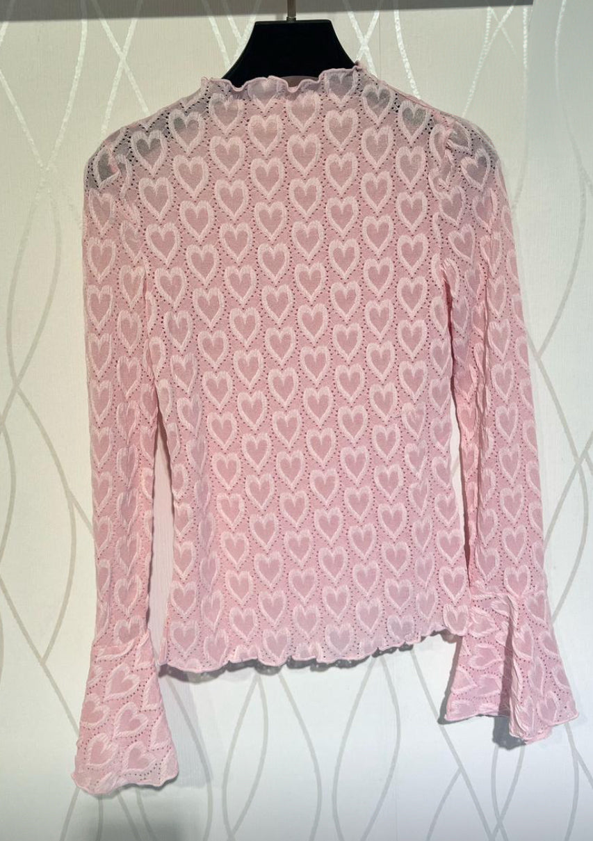 Langarmshirt Amore Rosa