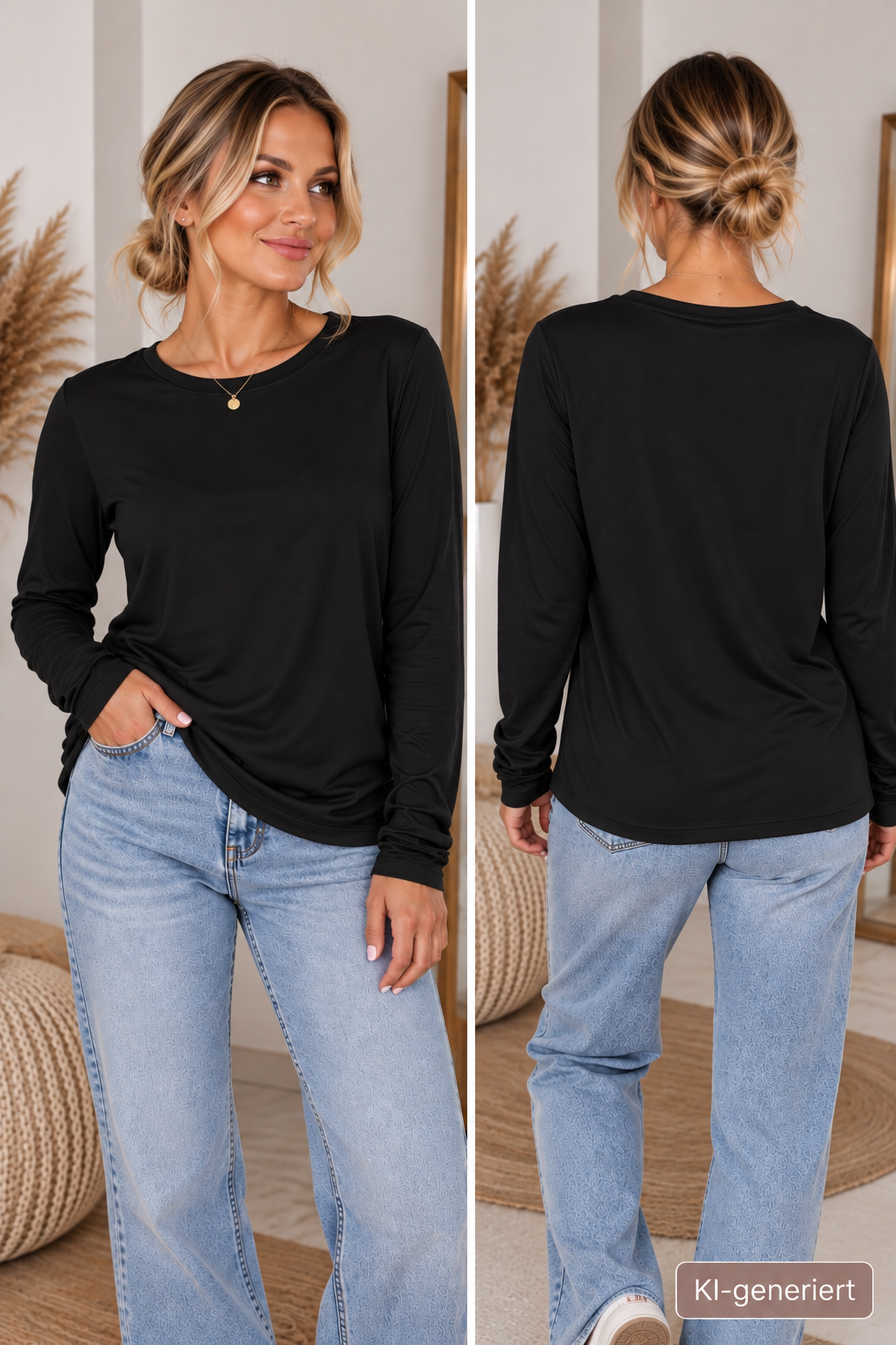 Langarmshirt Basic