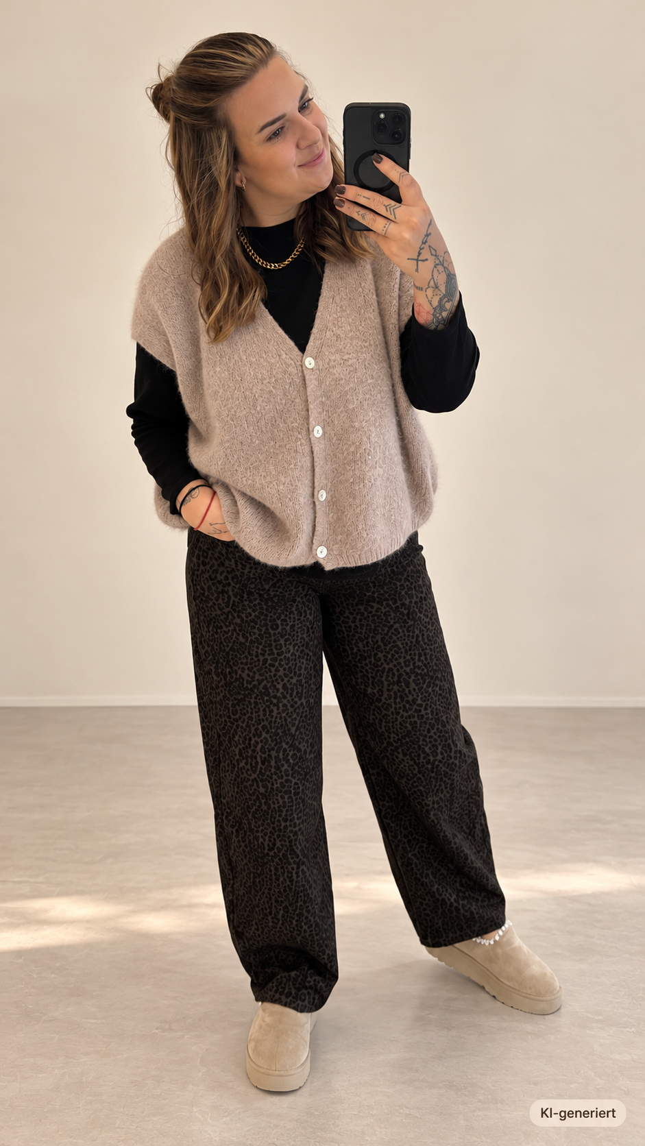 Oversize Strickweste