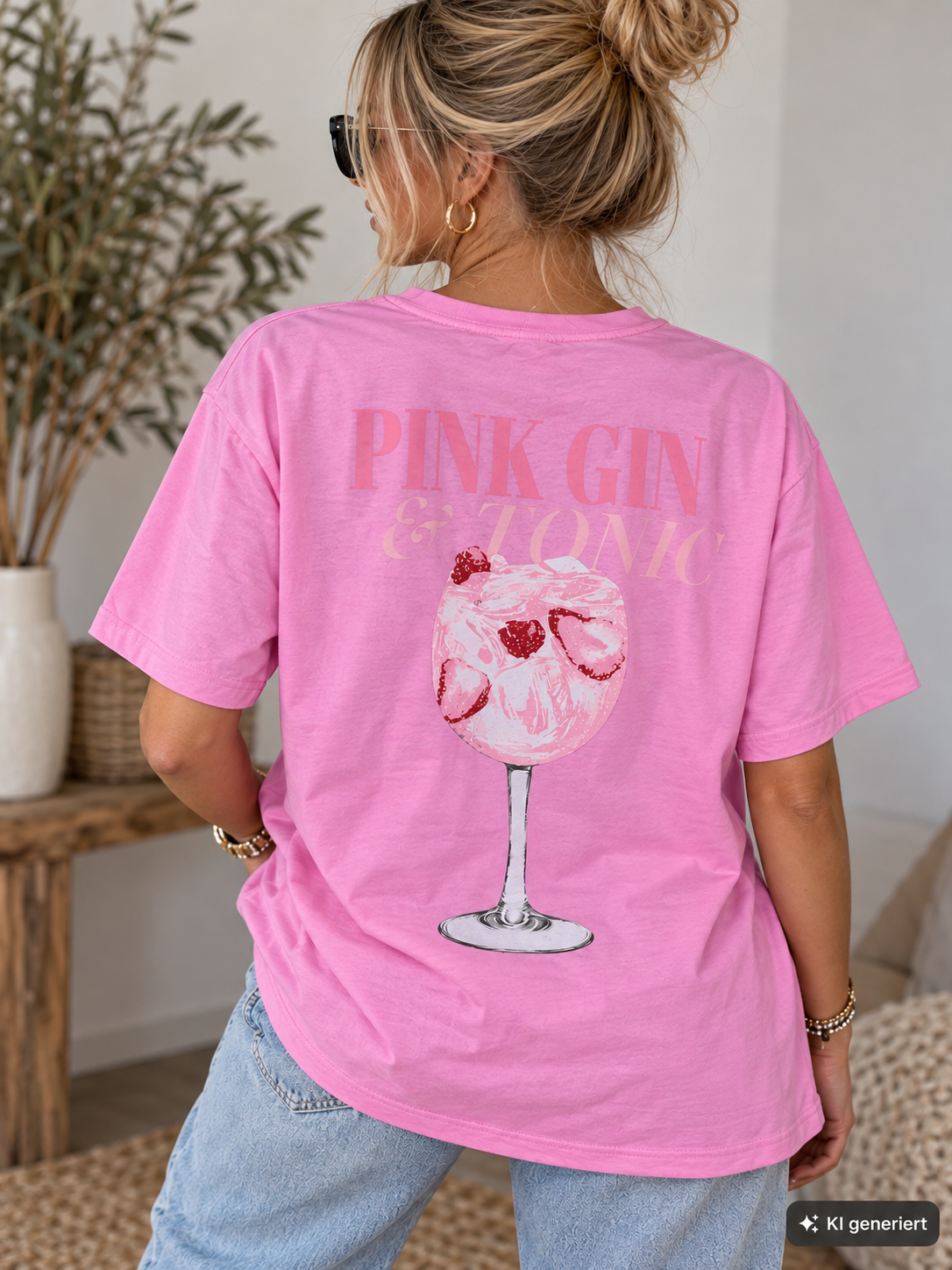 T-shirt Pink Gin