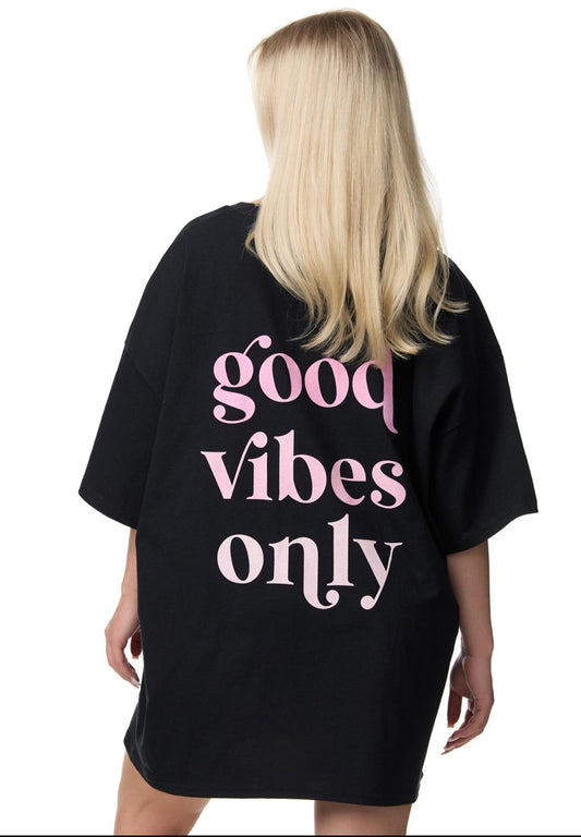 T-shirt Oversize Good vibes Only